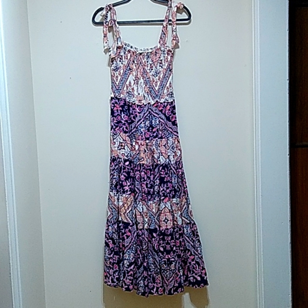 Abel The Label Zodiac Tiered Maxi Dress